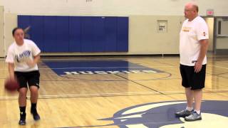 Huskies Basketball Moving Dribbling Drills [upl. by Alysa495]