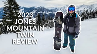 Mediocre Snowboarder Reviews 2023 Jones Mountain Twin [upl. by Schilling]