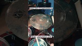 A video comparison for cymbals ENTHUSIASTIC 24quot rides wwwjanaradistributioncom diril cymbals [upl. by Bysshe934]