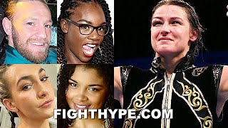 CONOR MCGREGOR CLARESSA SHIELDS MAYER amp MCCASKILL REACT TO KATIE TAYLOR BEATING PERSOON AGAIN [upl. by Merete984]