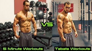 5 Minute Workouts vs Tabata Workouts  Muscle Benefits Explained [upl. by Euqinahc657]