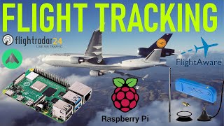 Airplane Flight Radar with Raspberry Pi  PiAware Setup [upl. by Ecydnac]