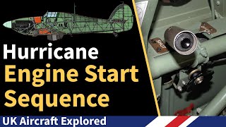 Hawker Hurricane – Engine Start Up Sequence [upl. by Yllac]