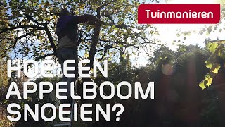 De appelboom snoeien hoe doe je dat  Herfst  Tuinmanieren [upl. by Etnad]