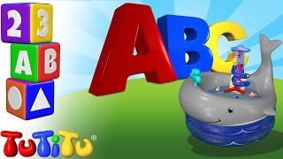 TuTiTu prescolastico  Impara linglese per i bambini  Alfabeto in Inglese  ABC da bagno [upl. by Reivad]