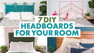 Headboard DIYs to Make Your Bedroom Goals  DIY Headboard [upl. by Ynohta411]