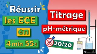 Correction ✅ TP de BAC  ECE 🎯 Physique chimie  TITRAGE pHmétrique  Lycée Terminale spé [upl. by Dola535]