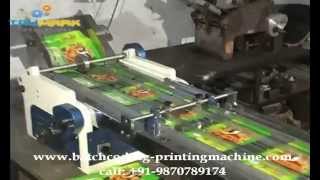 automatic pouch date printing machine inkjet printing conveyordispenser feeder destacker [upl. by Peednam]