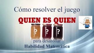 Resolución del juego Quién es Quién 1 [upl. by Martell886]