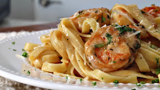 20 Minute Cajun Shrimp Scampi Recipe  Better than Red Lobster [upl. by Sirotek576]