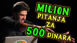 Milion Pitanja Za 500 Dinara 1 [upl. by Iramat]