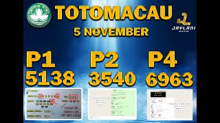 PREDIKSI TOTO MACAU 5 NOVEMBER 2023  PREDIKSI TOTOMACAUCOM HARI INI JITU  TOGEL MACAU 4D  TTM [upl. by Ellerey]