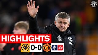 Highlights  Wolverhampton Wanderers 00 Manchester United  Emirates FA Cup 201920 [upl. by Nivert]