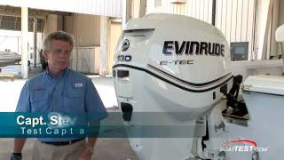 Evinrude ETEC 130 HP Engine Features Reviews  By BoatTestcom [upl. by Yemaj]