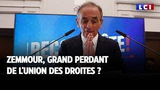 Zemmour grand perdant de lunion des droites [upl. by Mehalick]