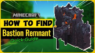 How To Find Bastion Remnants in Minecraft  Best Biomes amp Rare Items Guide [upl. by Ahsenre688]