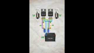 12 volt flip flop circuit Flip flop devresi mehmetbakir irfz44n mosfet shorts [upl. by Espy]