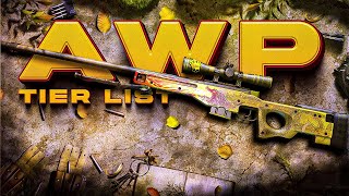 AWPний нийт 44 SKIN дээр TIER LIST гаргаж үзэе [upl. by Goren]