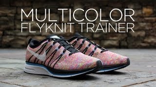 Review Nike Flyknit Trainer  quotMulticolorquot [upl. by Holleran]