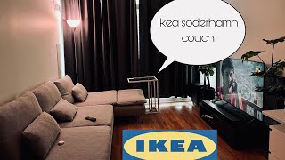 IKEA SÖDERHAMN REVIEW Sofa with chaise I CANADA 2022 [upl. by Soane]