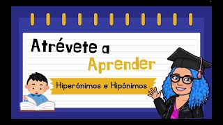 HIPERÓNIMOS E HIPONIMOS EN CASTELLANO [upl. by Wernsman]