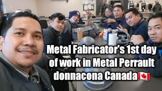 first day of our work here in Donnacona quebec CanadaMetal Perreault🇨🇦🇨🇦🇨🇦👈Please SUBSCRIBEty [upl. by Remo]