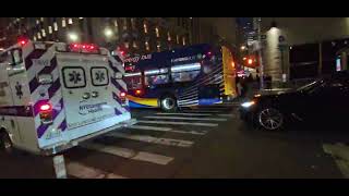 NYU Langone EMS Responding On 6th Ave In Midtown Manhattan New York City [upl. by Ihpen99]