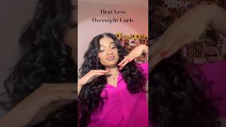 Curls were PERFECT gluelesswig blackgirlhair wiginstall bodywavehair hairstyles transition [upl. by Jaban358]