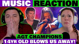 Courtney Hadwin SHOCKING Performance  AGT Champions REACTION CourtneyHadwin [upl. by Ahsehyt390]