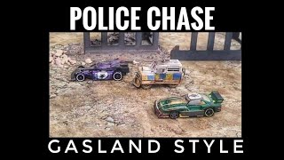 Gaslands style car chase stop motion [upl. by Ardnasirhc358]