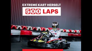 Extreme kart Herselt  500 laps 4K [upl. by Elbam]