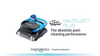 Maytronics Nautilus CC Plus robotic pool cleaner top features [upl. by Renrew]