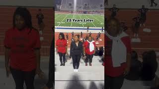 Cheering at homecoming 25years later cheerleader cheers sidelinecheer [upl. by Lebana]