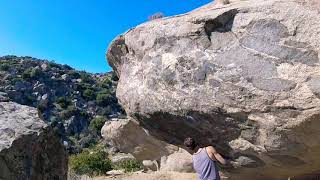 Capstone Problem V6  Culp Valley Bouldering [upl. by Parrnell122]