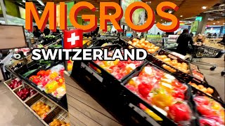 🛒Migros supermarket in Switzerland🇨🇭Food Prices  Shopping guide [upl. by Irik]