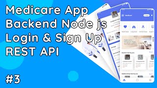 Medicare App Backend API Nodejs REST API for Login amp Sign Up 3 [upl. by Htez]