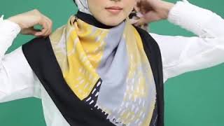 Tutorial Tudung Bawal Tutup Dada [upl. by Annavaig997]