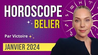 ♈️ Horoscope BELIER  Janvier 2024 [upl. by Enytsirk]