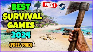 TOP 20 Survival Games to play in 2024 FreetoPlay Paid Games [upl. by Anircam]