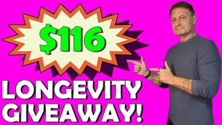 116 LONGEVITY GIVEAWAY [upl. by Aihsotan43]