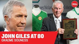 Graeme Souness  quotHe sorted me out every time I played against himquot  John Giles at 80 [upl. by Leunam]