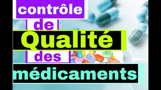 Contrôle de qualité des médicaments [upl. by Marcelle867]