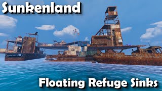 quotFloating Refuge Sinksquot  Sunkenland  Overhaul Update  Episode 22 [upl. by Winnah54]