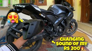 Changing Sound Of My Rs 200 At Home 🔥  Crazy Home Modification for Rs 200 🥵  The Rj29 Rider [upl. by Danny85]