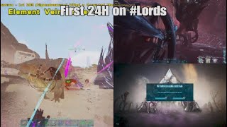 ARK PS5 PVP LORDS I FIRST 24 HOURS I KNIGHTS VIKING [upl. by Ecnal]