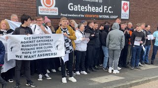 EVERYTHING with Gateshead FC has been a DISGRACE as fans SHOW SOLIDARITY [upl. by Ayikahs880]