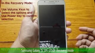 Samsung Galaxy J5 SMJ750F Recovery mode [upl. by Yvehc765]