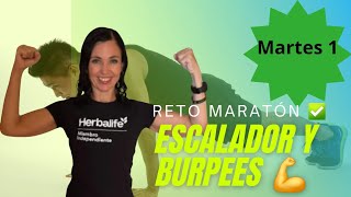 Escalador y burpees sin impacto para principiantes [upl. by Housum496]