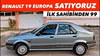 İLK SAHİBİNDEN 1999 RTE RENAULT 19 EUROPA  MÜŞTERİ GELMEDİ [upl. by Horvitz]