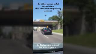 dashcam crash 2x Totalschaden wegen Dummheit automobile [upl. by Lamori]